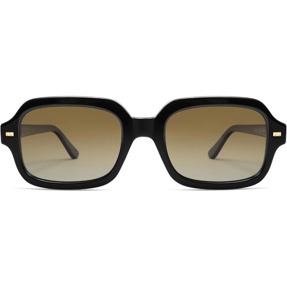 ✨Women Brown Retro Square Polarized Eyewear Rectangle Shades Sunglasses main image 5